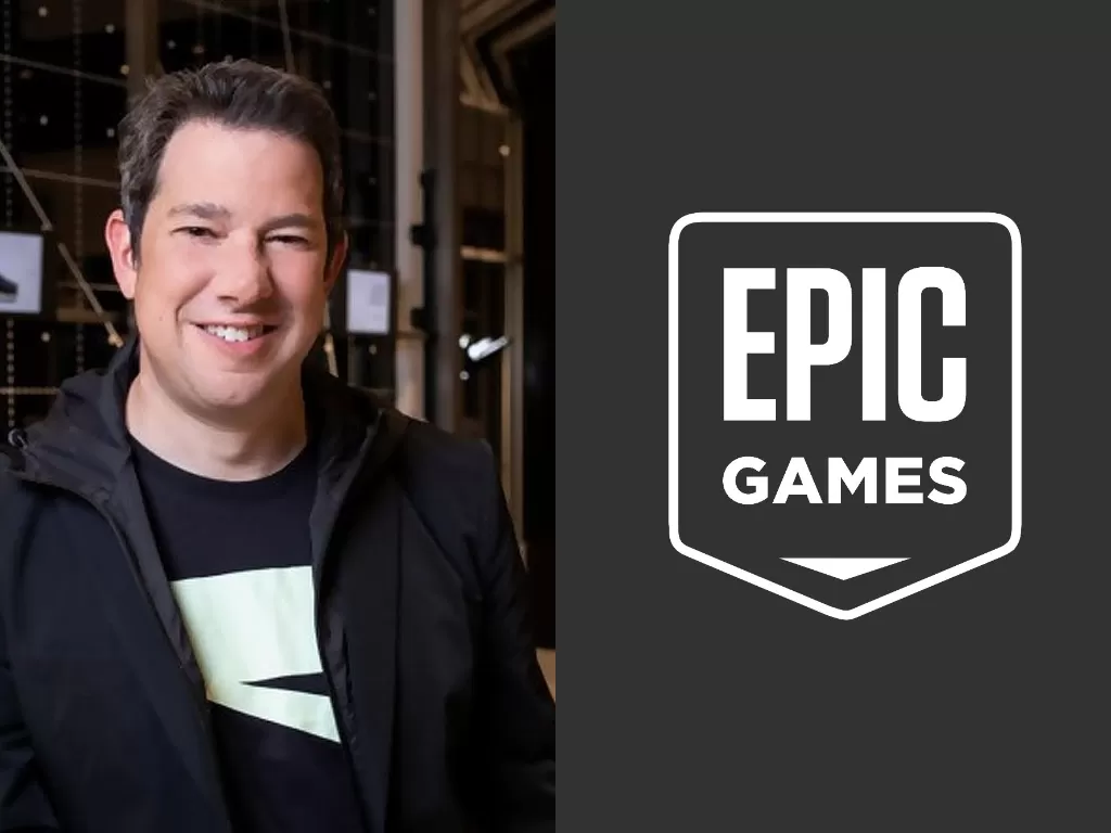 Kiri: Adam Sussman, Kanan: Logo Epic Games (photo/PlayerzDominance/Epic Games)