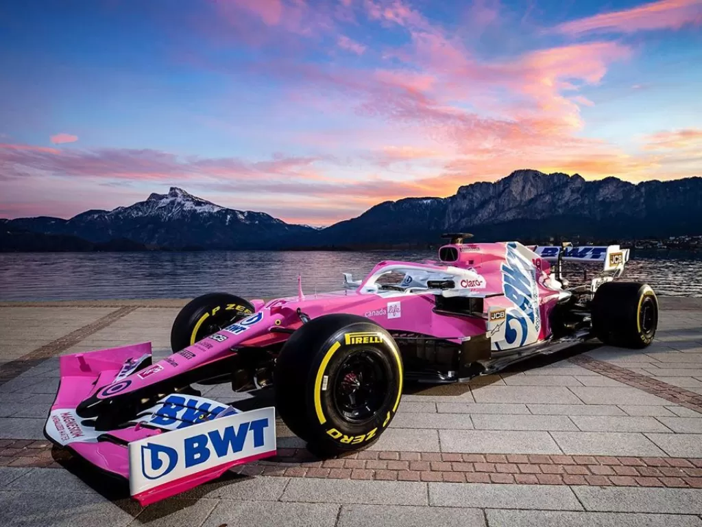 Tampilan Mobil Balap Terbaru Milik Tim Racing Point di F1 2020. (Instagram/@racingpointf1)