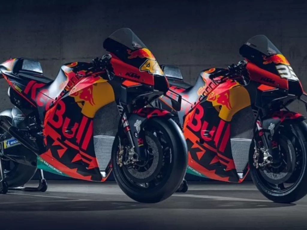 Tampilan Motor Balap Terbaru Milik KTM Untuk MotoGP 2020. (Instagram/@ktmfactoryracing)