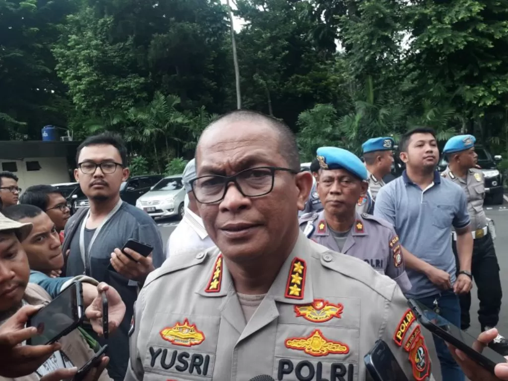 Kepala Bidang Humas Polda Metro Jaya Komisaris Besar Yusri Yunus. (photo/ANTARA/Fianda Rassat)
