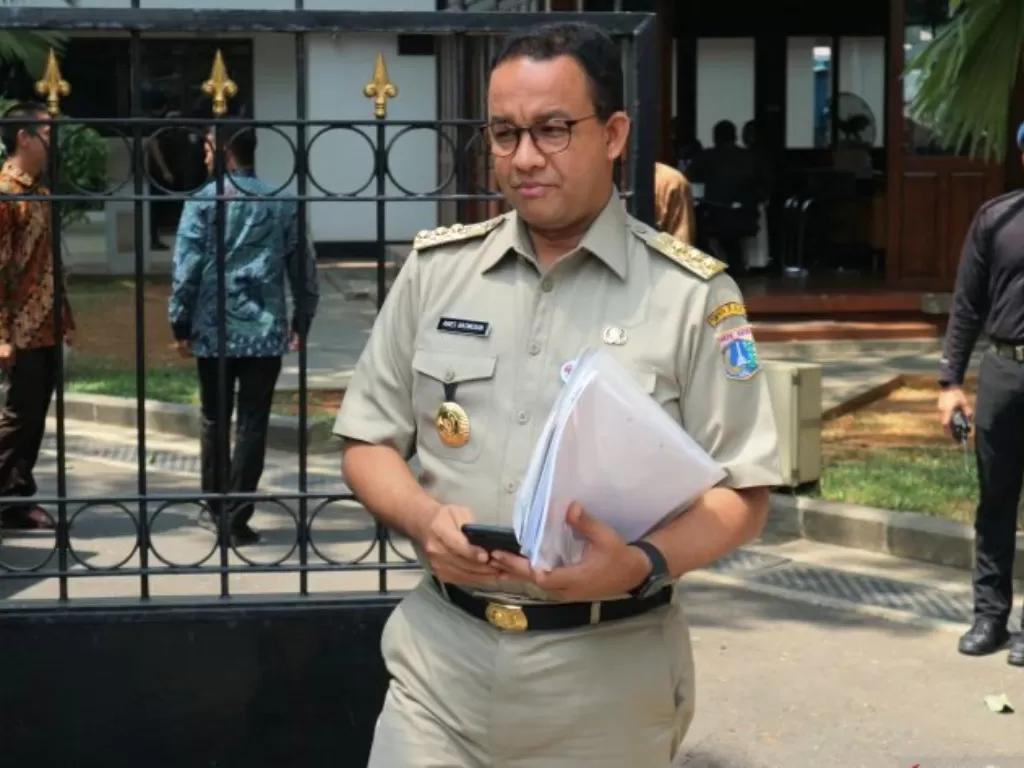 Gubernur DKI Jakarta, Anies Baswedan (ANTARA News/esca Lidya Natalia).