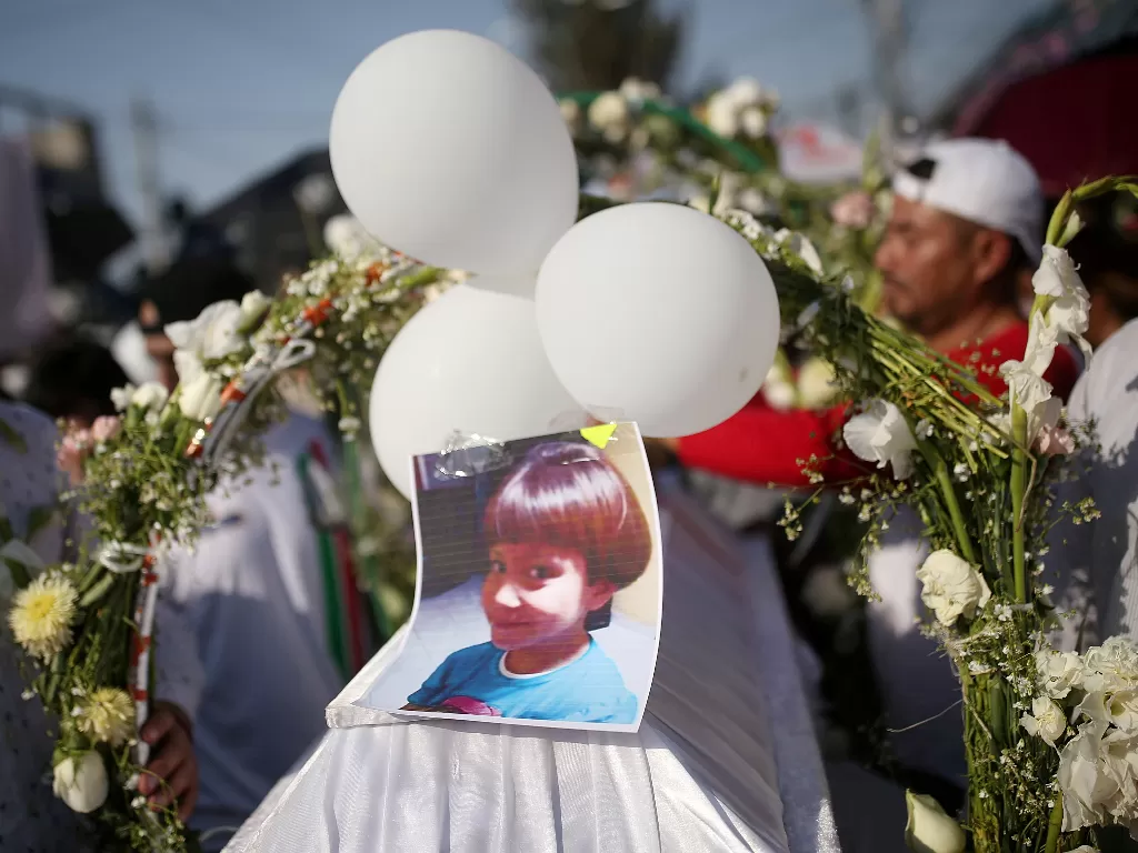 Fatima, anak berusia tujuh tahun yang tewas usai diculik (REUTERS/Edgard Garrido)