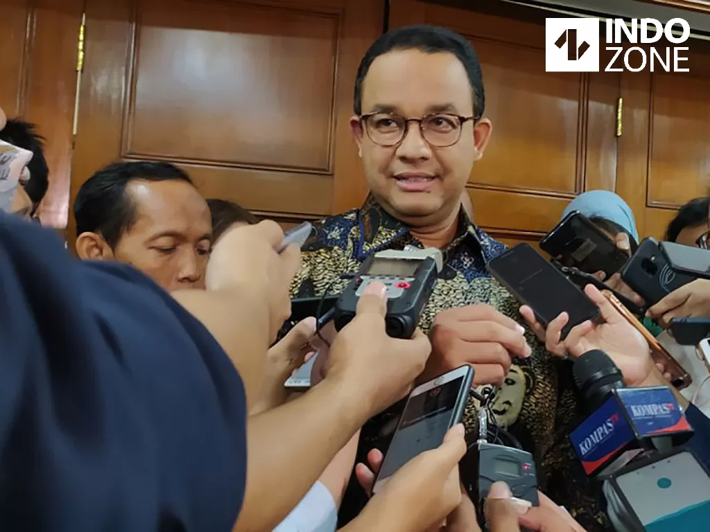 Gubernur Anies Baswedan menyebut penanganan masyarakat terdampak banjir di Jakarta menjadi fokus Pemerintah Provinsi. (INDOZONE/Murti Ali Lingga)