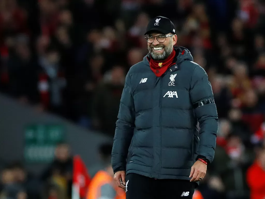 Pelatih Liverpool, Juergen Klopp. (REUTERS/Jason Cairnduff)