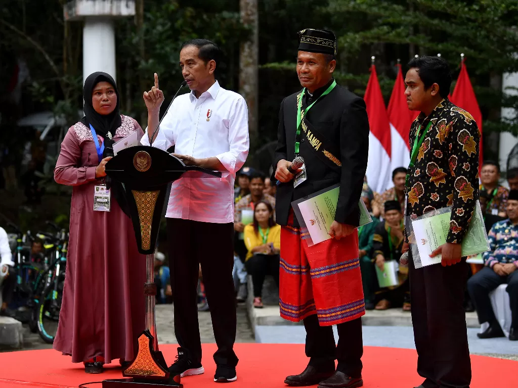 Presiden Joko Widodo. (photo/Antara/Sigid Kurniawan)