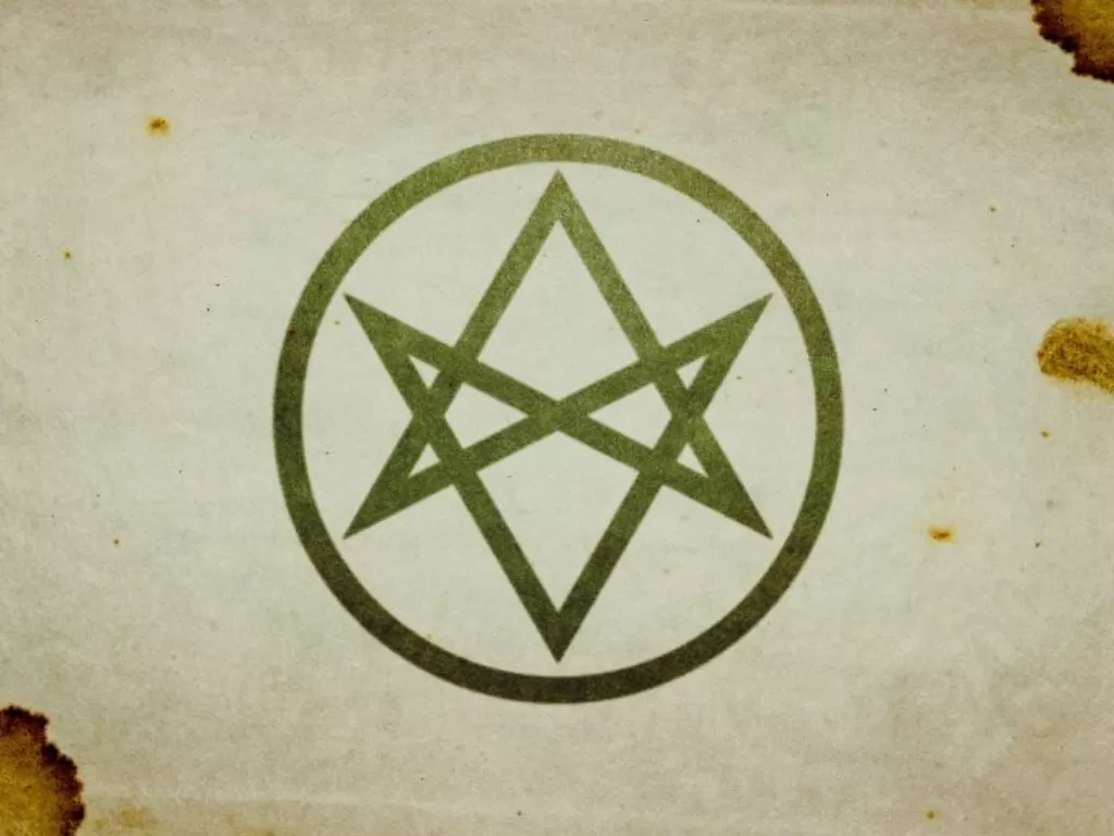 Ilustrasi simbol  Hexagram. (seekandread.com)