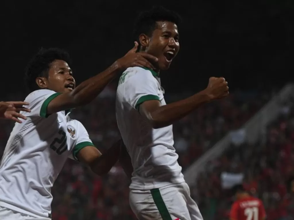 Jebolan Garuda Select, Amiruddin Bagas Kaffa, belum mendapat kesempatan bermain di Liga 1 bersama Barito Putera. (ANTARA FOTO/Zabur Karuru)