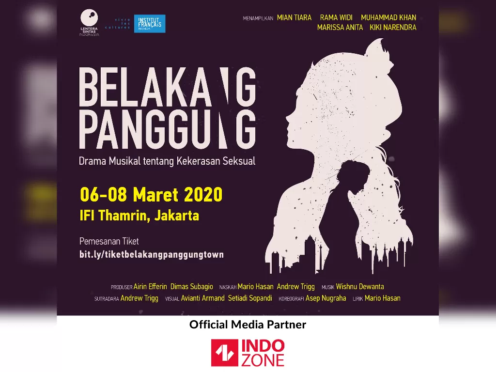 Musikal Belakang Panggung 6-8 Maret 2020 (Instagram.com/musikalbelakangpanggung).