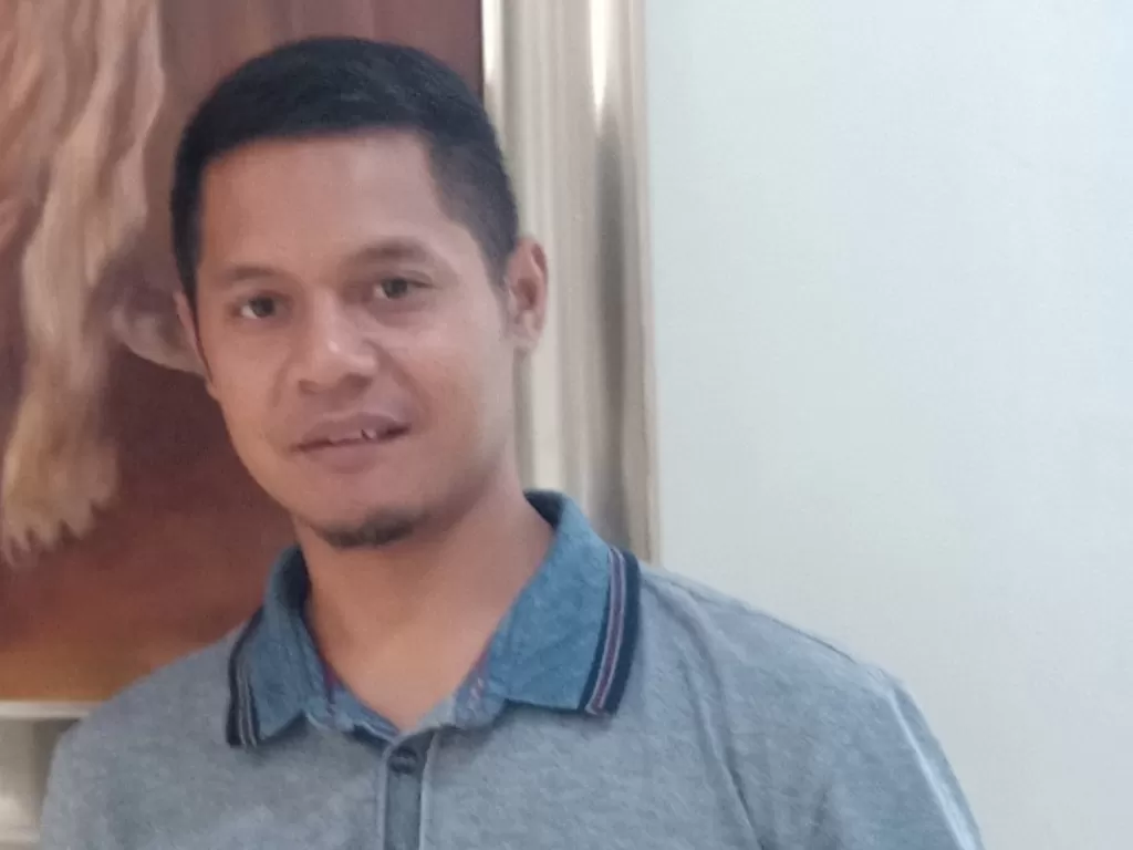 Ketua Bidang Perdagangan DPP KNPI Rusdi Hidayat, Rabu, (4/3/2020) (INDOZONE/Mula akmal)