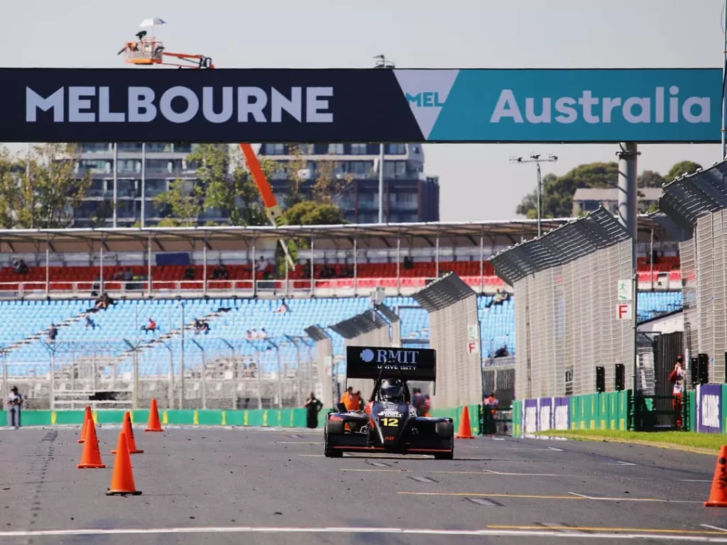 Tampilan sirkuit F1 Australia di Melbourne. (Instagram/@rmitracing)