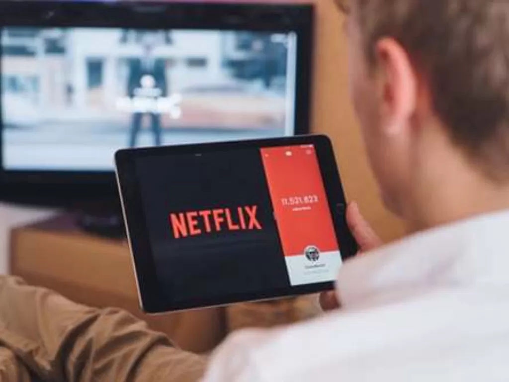 Aplikasi streaming film Netflix (Unsplash/@ytcount)