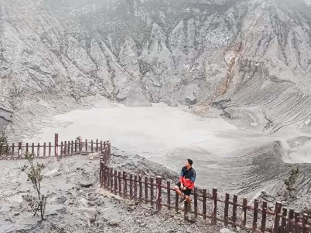 Destinasi wisata alam Gunung Tangkuban Perahu Lembang (Instagram/@destinasibandung)