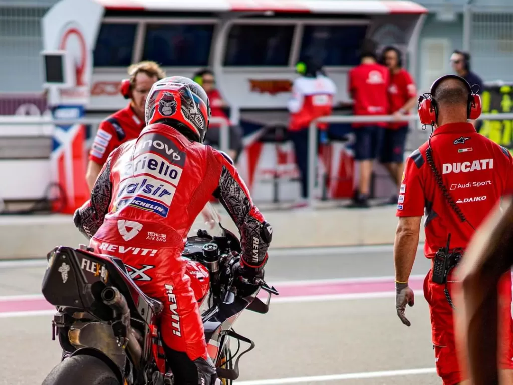 Pabrikan tim Ducati di ajang MotoGP. (Instagram/@ducaticorse)