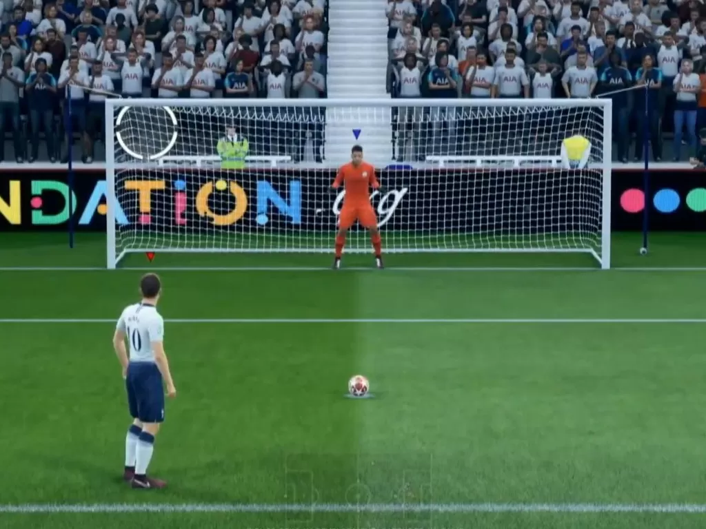 Penalti di game FIFA 20 (photo/Electronic Arts/FIFA)
