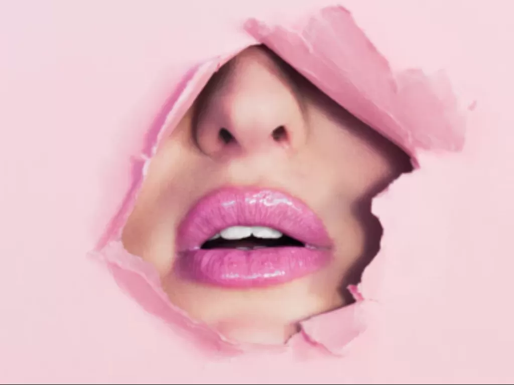 Ilustrasi bibir seksi (Unsplash/ian dooley)