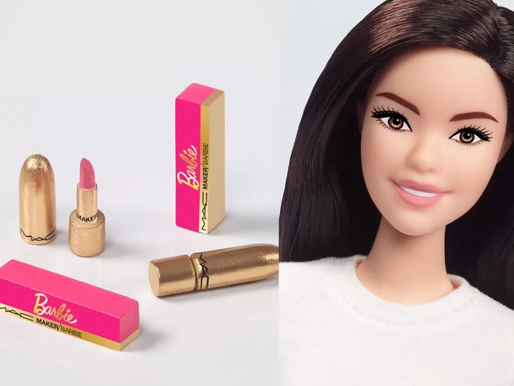 Koleksi lipstik MAC Cosmetics berkolaborasi dengan Barbie (Instagram/@barbiestyle)