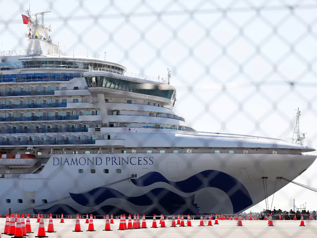 Kapal pesiar Diamond Princess. (REUTERS/Issei Kato)