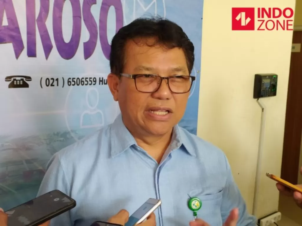 Direktur Utama RSPI Sulianti Saroso, Mohammad Syahril memberikan keterangan di RSPI Sulianti Saroso, Jakarta Utara, Rabu (11/3/2020). (INDOZONE/Murti Ali Lingga)
