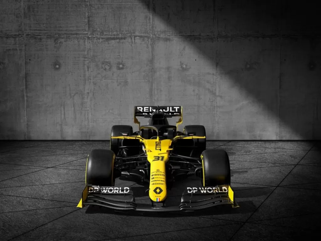 Tampilan livery baru dari mobil balap RS20 milik Renault. (Instagram/@renaultf1team)
