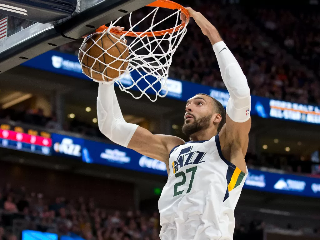 Rudy Gobert. (REUTERS/via USA TODAY Sports/Russell Isabella)