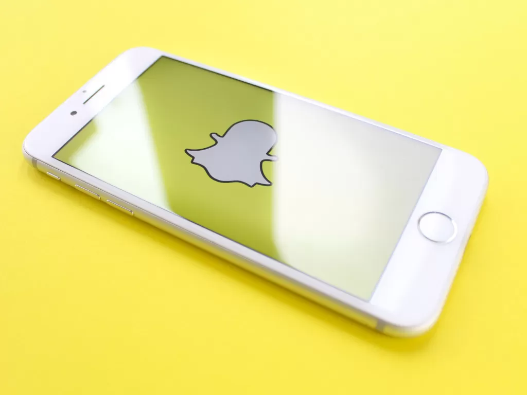 Logo aplikasi Snapchat (photo/Unsplash/Thought Catalog)