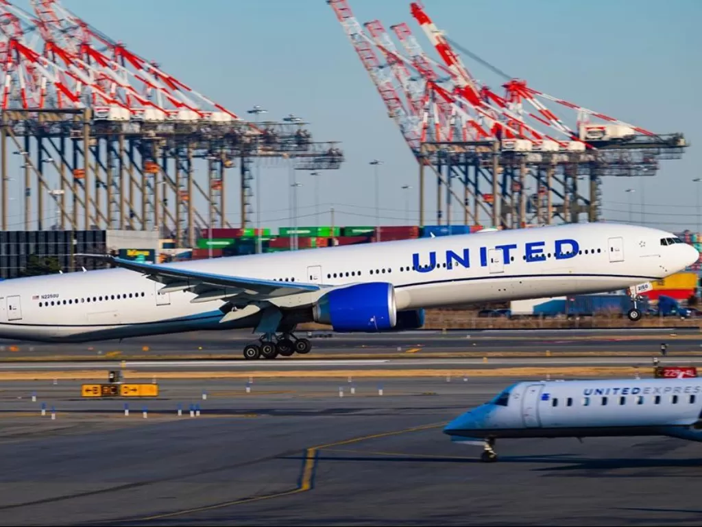 Ilustrasi pesawat United Airlines. (Instagram/airwaysmag)