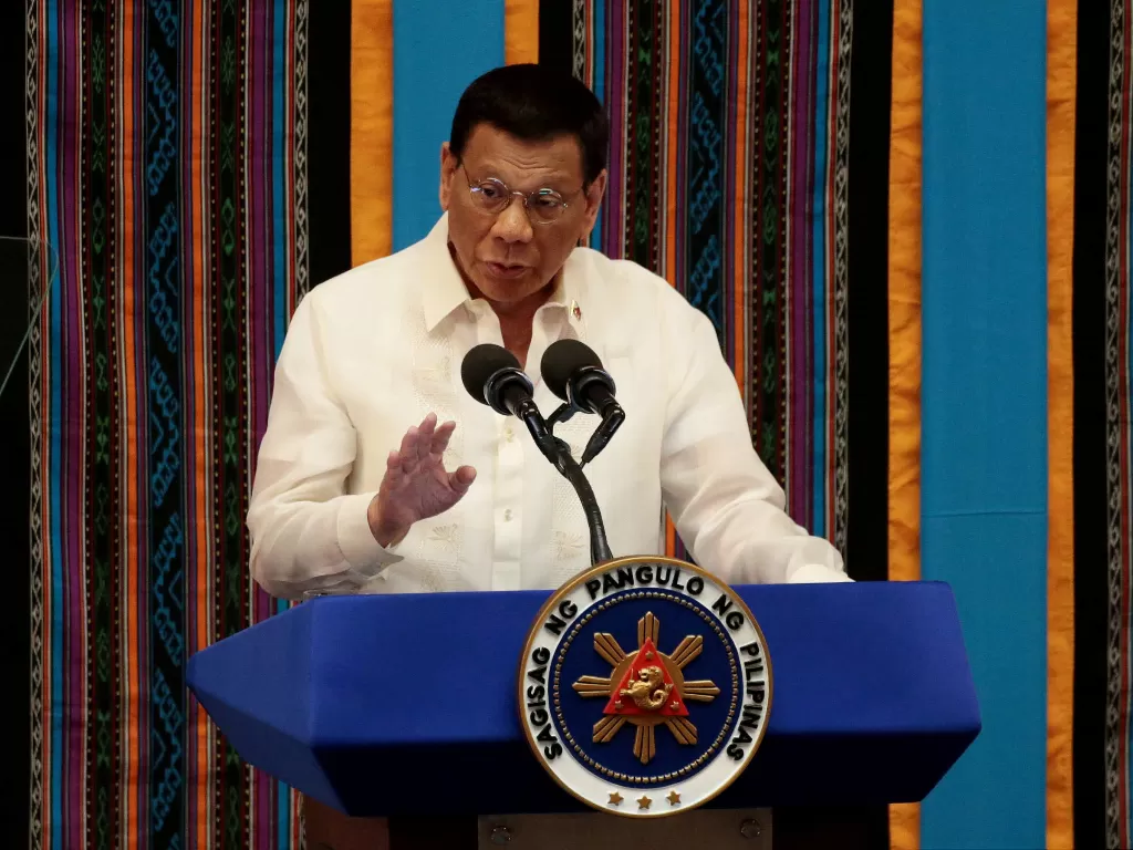 Presiden Filipina, Rodrigo Duterte. (REUTERS/Eloisa Lopez)
