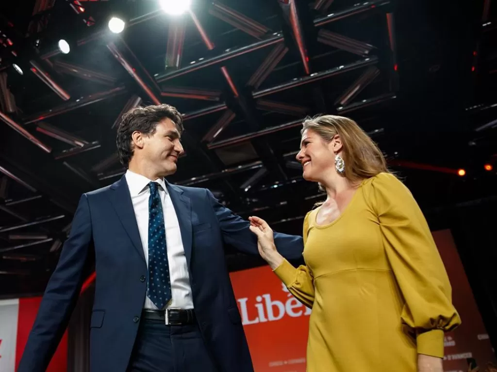 Perdana Menteri Kanada, Justin Trudeau dan istrinya, Sophie Gregoire. (photo/Instagram/@justinpjtrudeau)