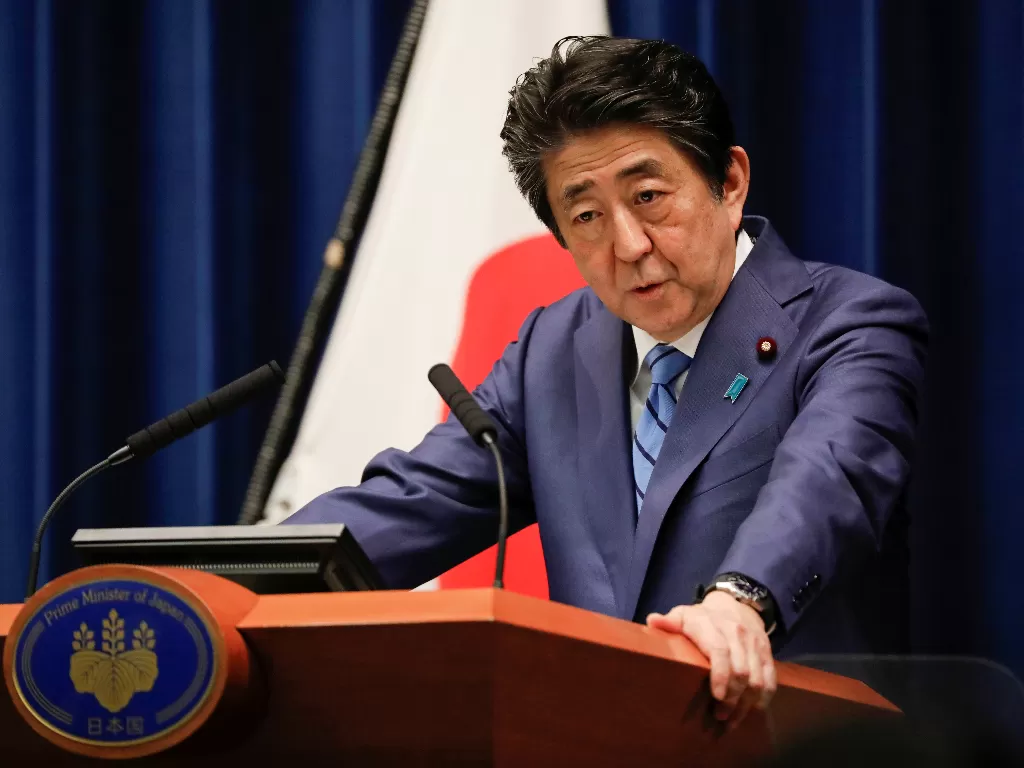 Perdana Menteri Jepang Shinzo Abe (REUTERS/Issei Kato)