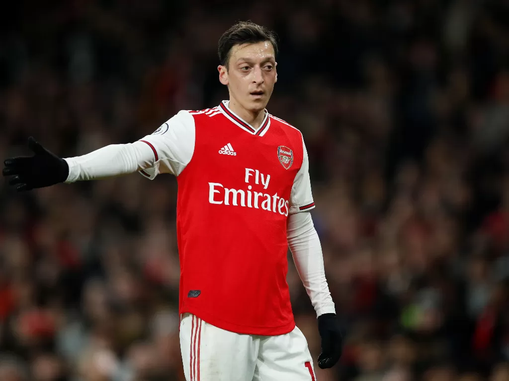 Penyerang Arsenal, Mesut Ozil. (REUTERS/David Klein)