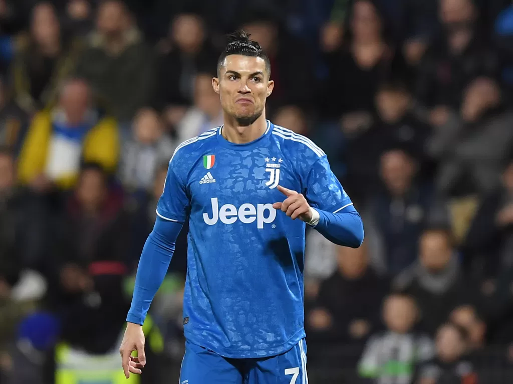 Megabintang Juventus, Cristiano Ronaldo. (REUTERS/Alberto Lingria)