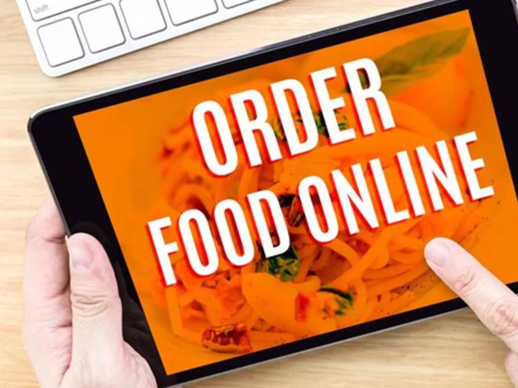 Ilustrasi order online makanan. (Business today)