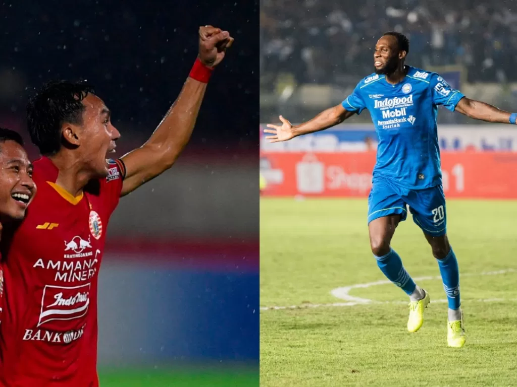 Persib Bandung (kanan) dan Persija Jakarta sudah mengeluarkan kebijakan terkait ditundanya kompetisi Liga 1 selama dua pekan. (ANTARA FOTO/M Agung Rajasa/Puspa Perwitasari)
