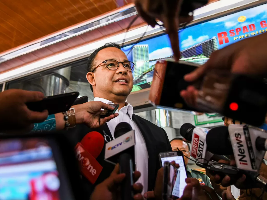 Gubernur DKI Jakarta Anies Baswedan (ANTARA FOTO/Galih Pradipta).