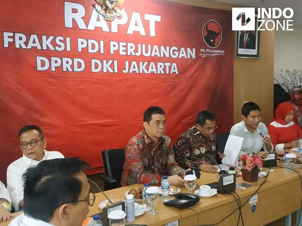  Calon Wakil Gubernur DKI Jakarta, Ahmad Riza Patria di Gedung DPRD Jakarta, Rabu (5/2/2020). (INDOZONE/Murti Ali Lingga)