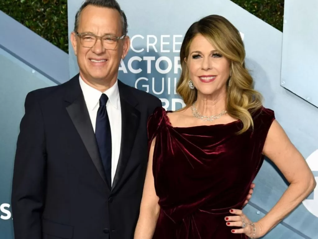 Tom Hanks dan istrinya, Rita Wilson. (Instagram/@ritawilson)