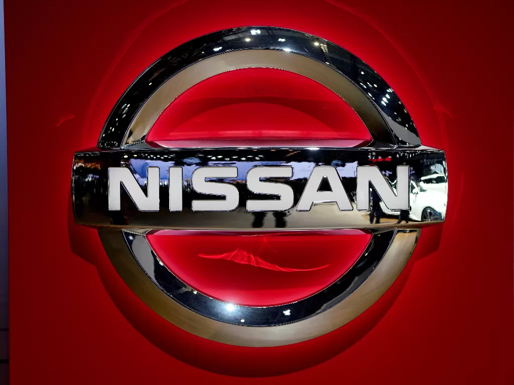 Logo pabrikan Nissan. (REUTERS/Aly Song)