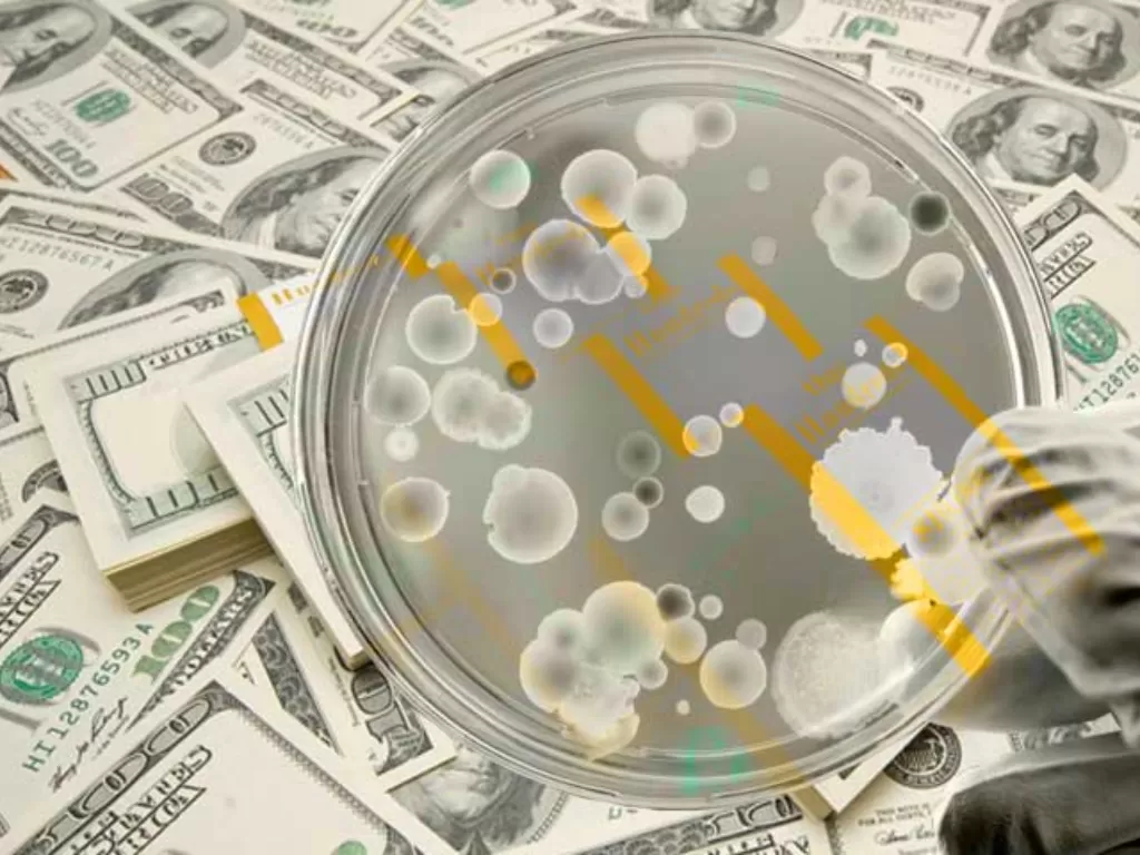 Uang sarang bakteri (POLLYGROUPLL)
