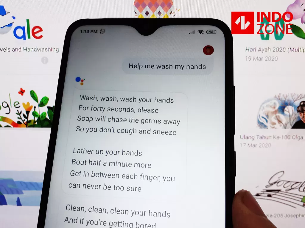 Fitur Google Assistant (photo/INDOZONE/Ferry)