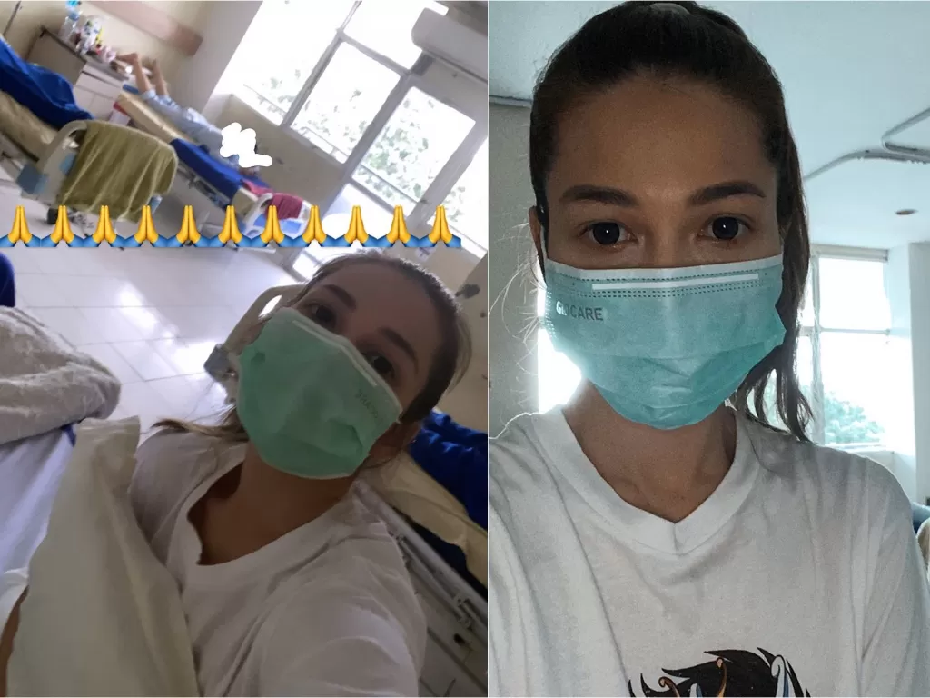 Kondisi rumah sakit tempat Andrea Dian dirawat usai terinfeksi virus corona (Instagram/@andreadianbimo)