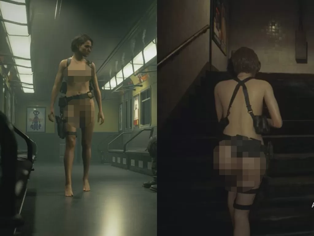 Resident Evil 3 Remake Nude Mod (photo/Nexus Mod)