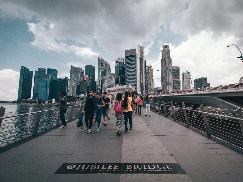 Jembatan Jubilee, Singapura. (Pexels)