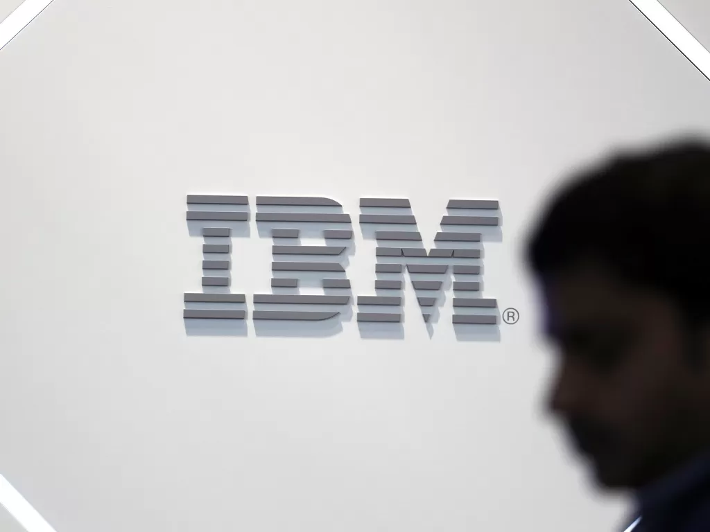 Logo perusahaan IBM (photo/REUTERS/Sergio Perez)