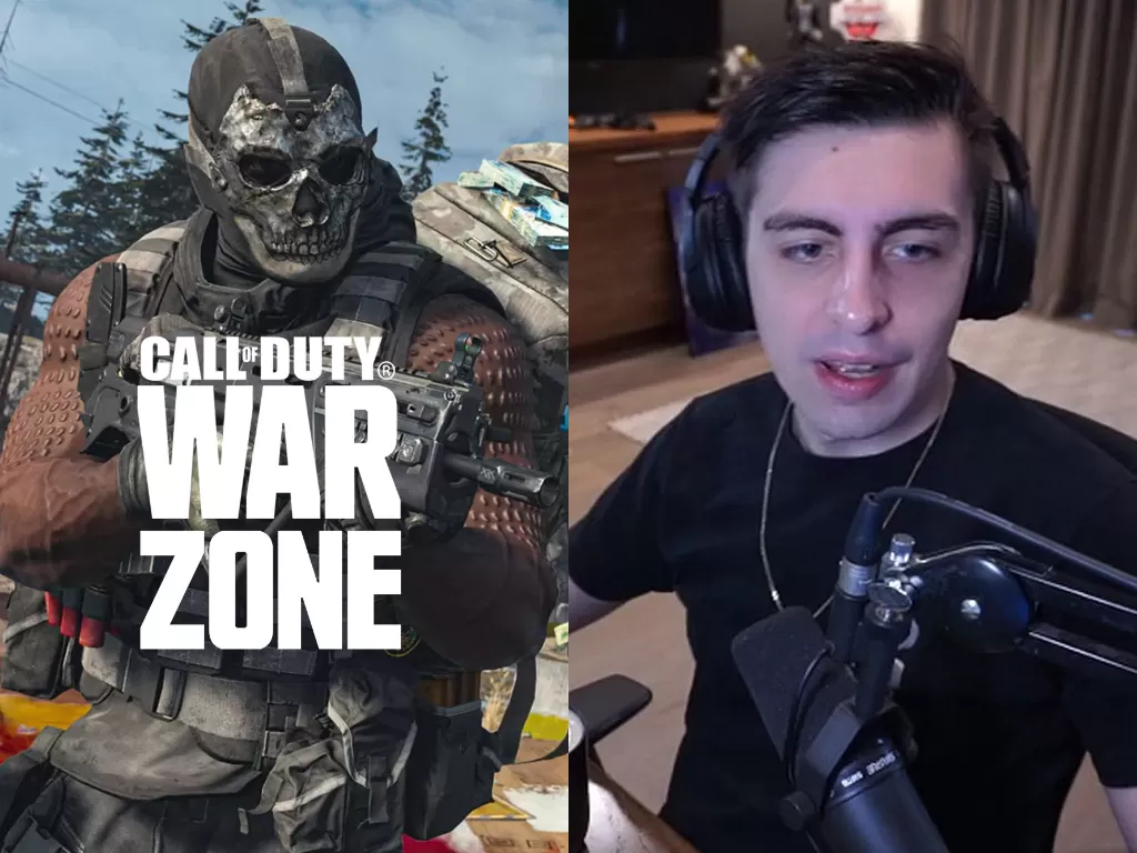 Kiri: Call of Duty Warzone, Kanan: Michael 'Shroud' Grzesiek (photo/Mixer/Activision)