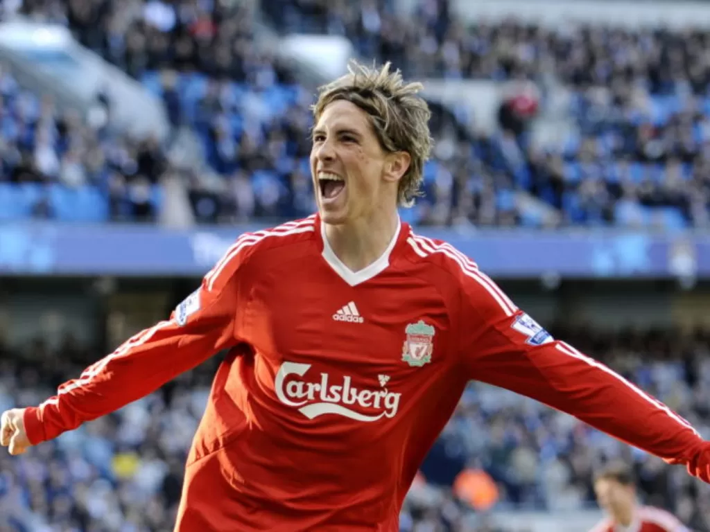 Fernando Torres saat masih membela Liverpool. (REUTERS)