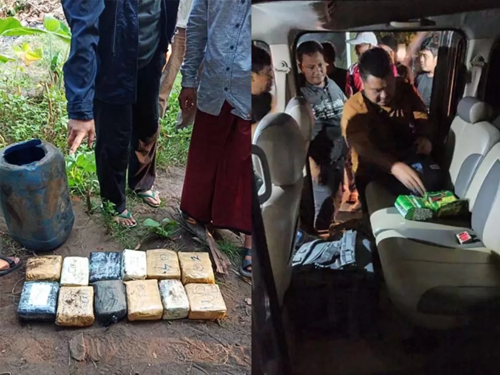 Barang bukti sabu-sabu seberat 32 kilogram yang berhasil diamankan BNN di Medan, Sumut, Selasa (24/3/2020). (Dok. BNN RI)