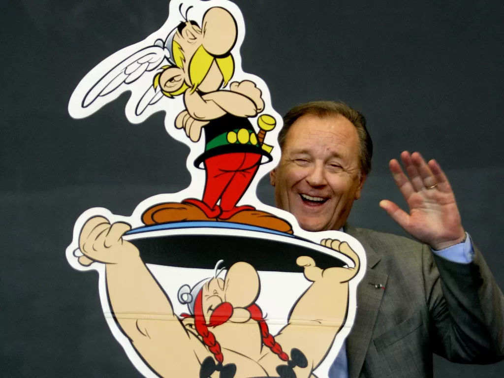 Pencipta karakter dan komik Asterix Alber Uderzo meninggal dunia (REUTERS/Alex Grimm)