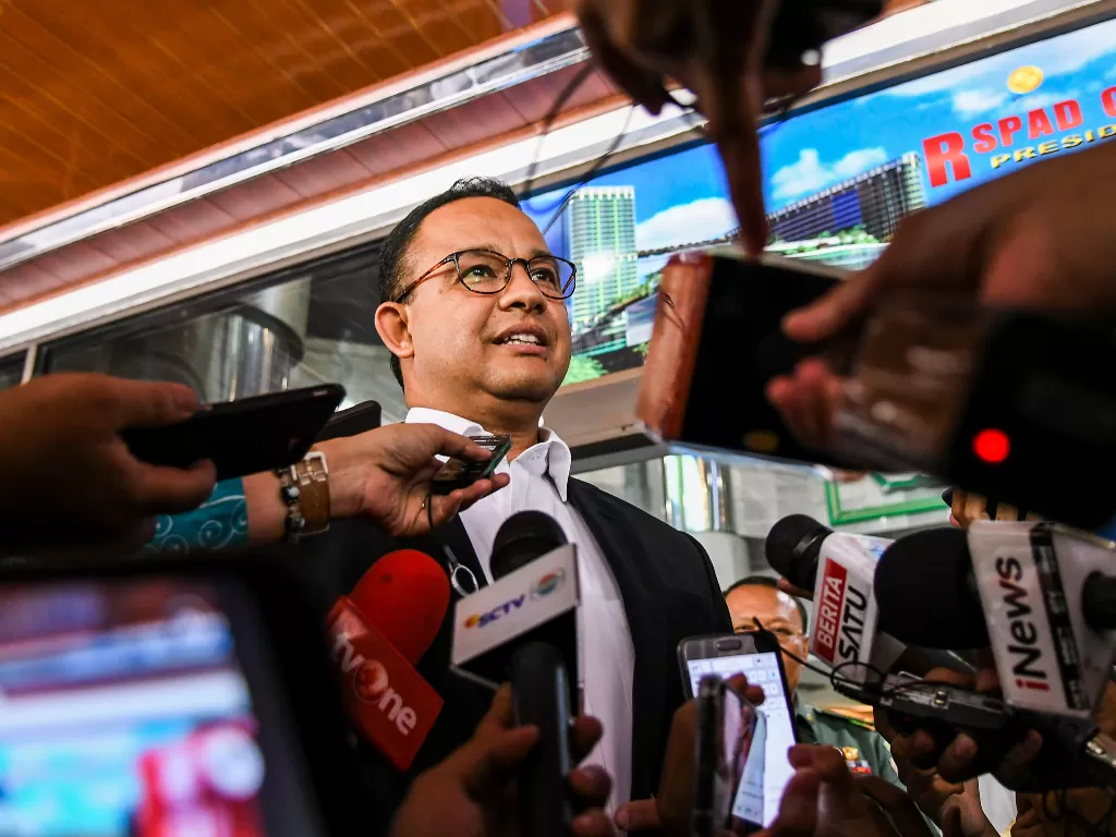 Gubernur DKI Jakarta Anies Baswedan (ANTARA FOTO/Galih Pradipta).