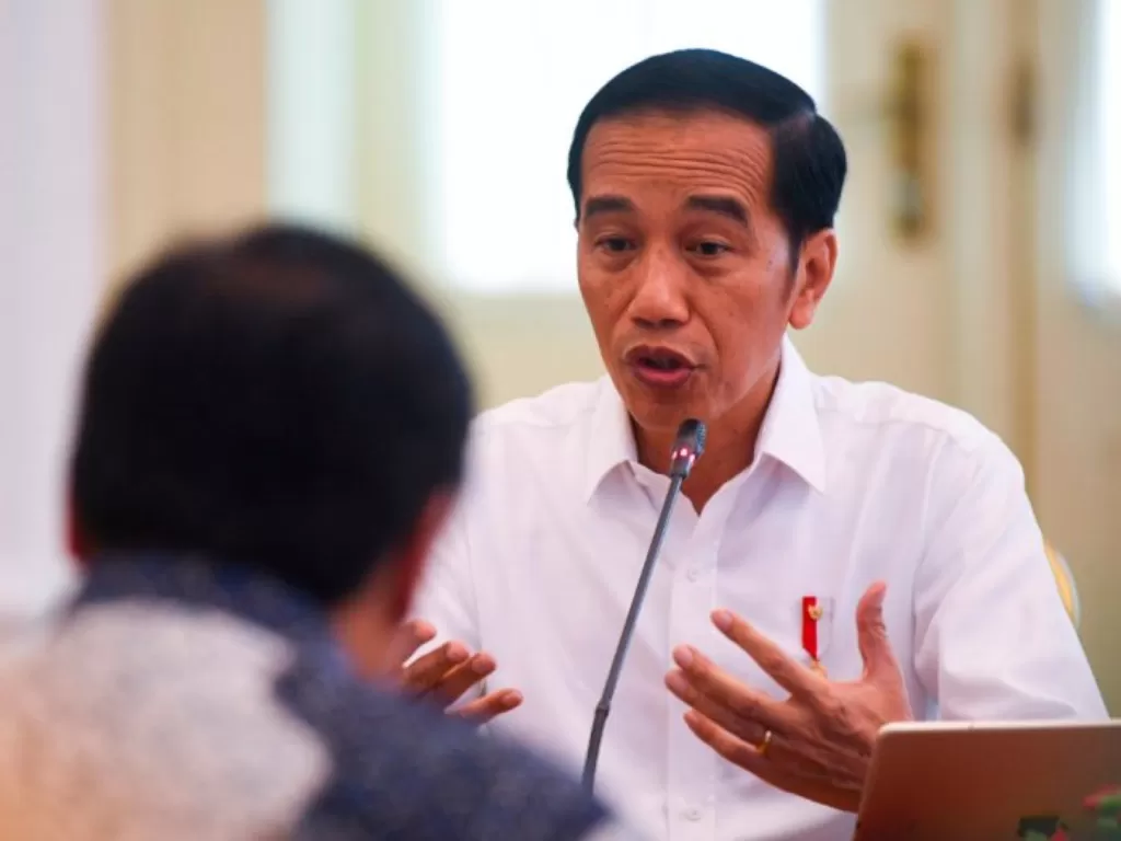 Presiden Jokowi akan ikuti KTT LB G20 secara virtual. (Antara/Wahyu Putro A)
