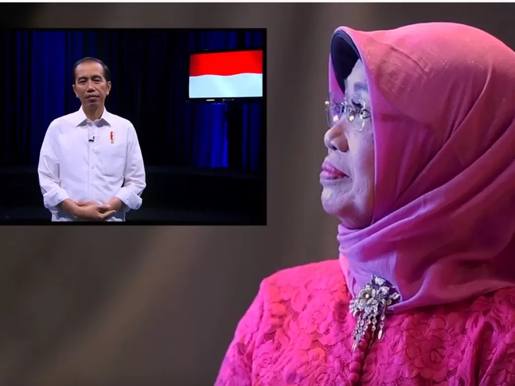 Potongan video, saat presiden Jokowi  memberikan kado spesial untuk ibunda tercinta di hari ibu (photo/dok.Sekretariat Kabinet RI)